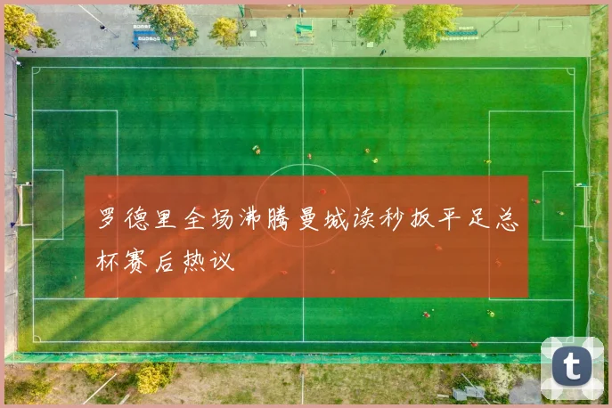 罗德里全场沸腾曼城读秒扳平足总杯赛后热议